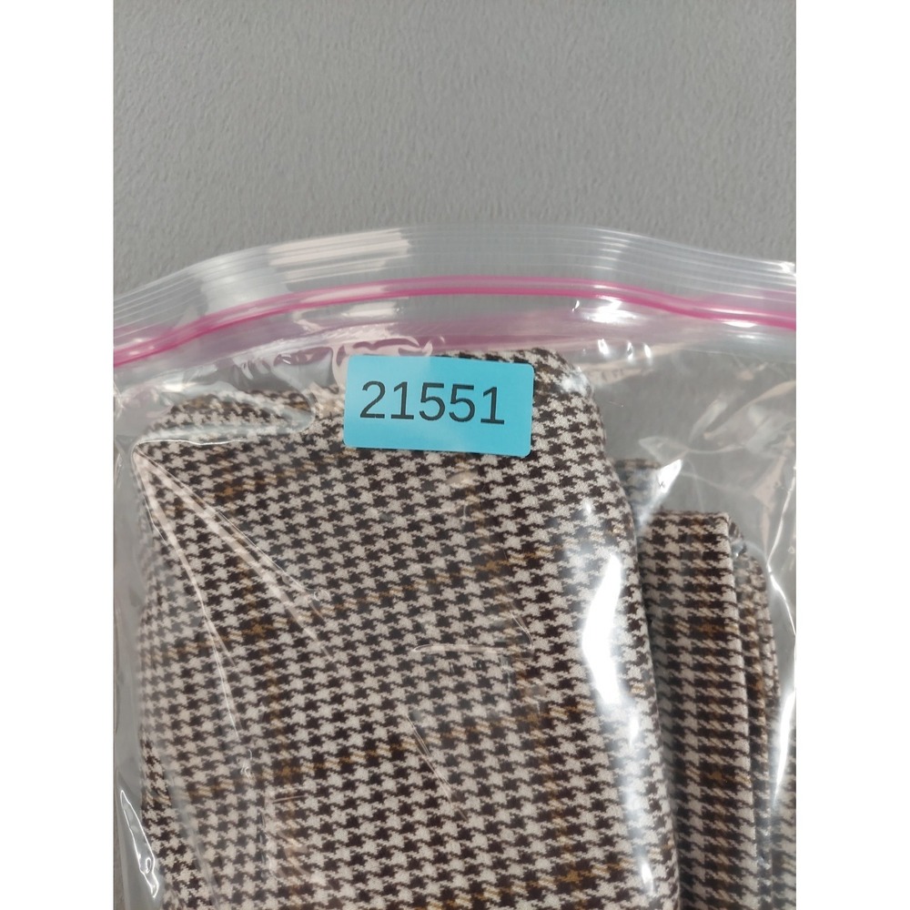Free People Women Pants 0 Multicolor Plaid Houndstooth Pocket Stretch Career - Picture 15 of 15